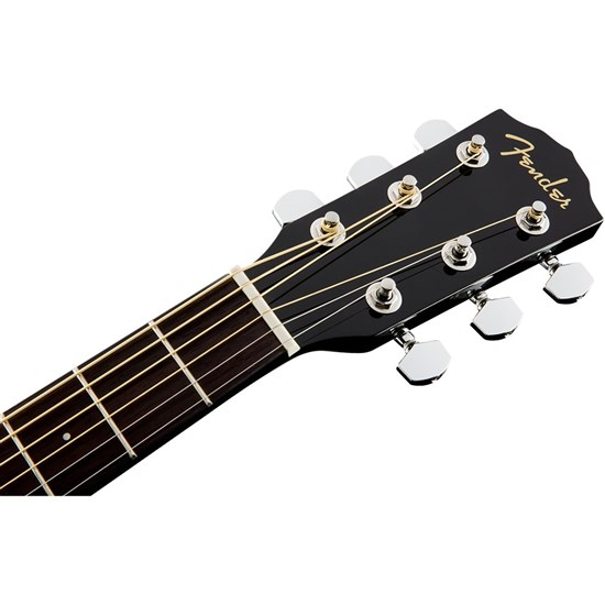 Fender CC-60SCE Concert Acoustic/Electric w/ Cutaway Walnut Fingerboard (Black)