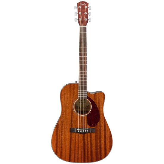 Fender CD-140SCE Dreadnought Acoustic Guitar w/ Cutaway & Pickup (All-Mahogany) inc Case