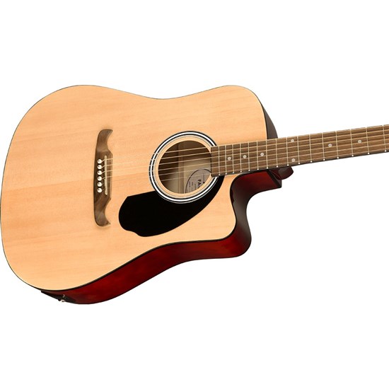 Fender FA-125CE Acoustic Guitar w/ Cutaway & Pickup Walnut Fingerboard (Natural)