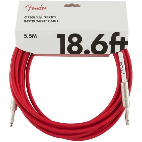 Fender Original Series Instrument Cable 18.6' (Fiesta Red)