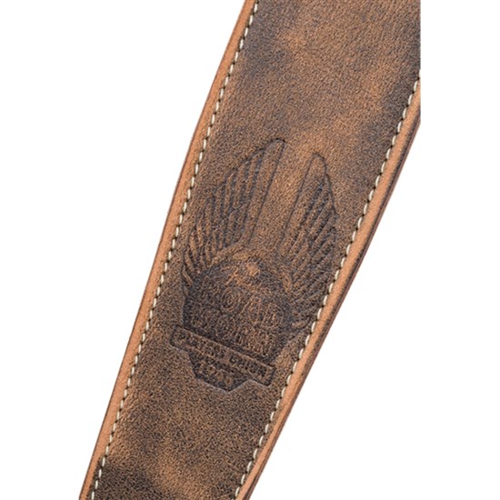 Fender Road Worn Leather Brown Strap (Brown)