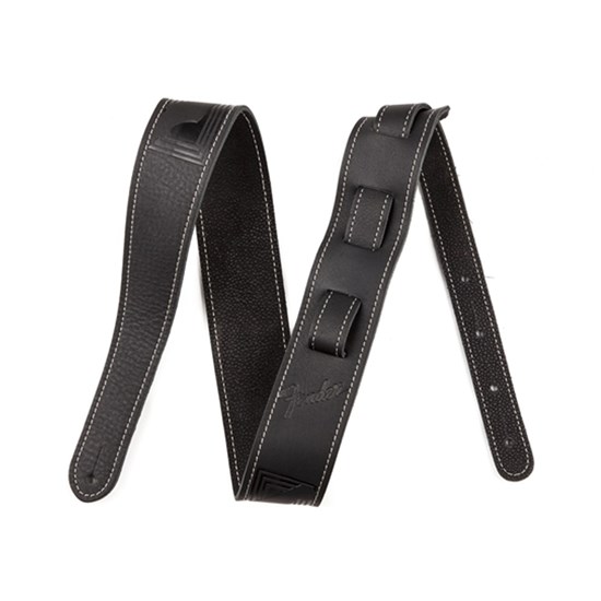 Fender Monogram Leather Strap (Black)