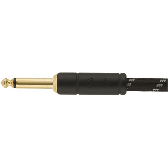 Fender Deluxe Series Instrument Cable - Straight / Straight - 5ft (Black Tweed)