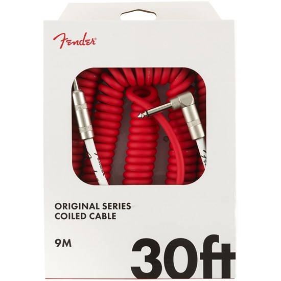 Fender Original Series Coil Cable 30' (Fiesta Red)