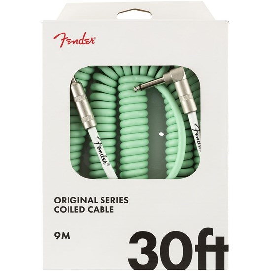 Fender Original Series Coil Cable 30' (Surf Green)