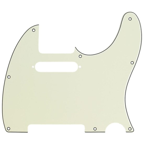 Fender 8-Hole Mount Multi-Ply Telecaster Pickguard 3-Ply (Mint Green)