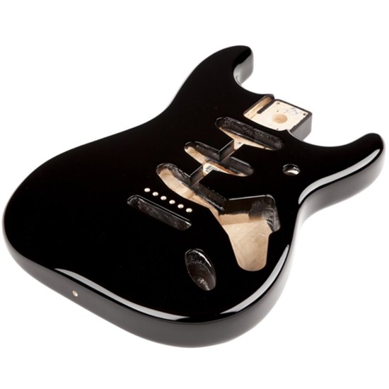 Fender Classic Series 60's Stratocaster SSS Alder Body Vintage Bridge Mount (Black)