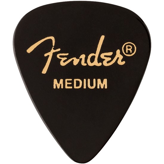 Fender 351 Shape Premium Picks 12-Pack - Medium (Black)