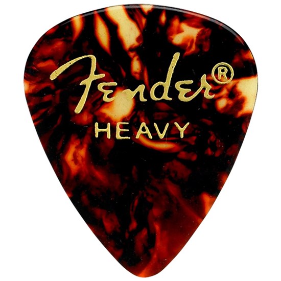 Fender 351 Shape Classic Picks 12-Pack - Heavy (Tortoise Shell)