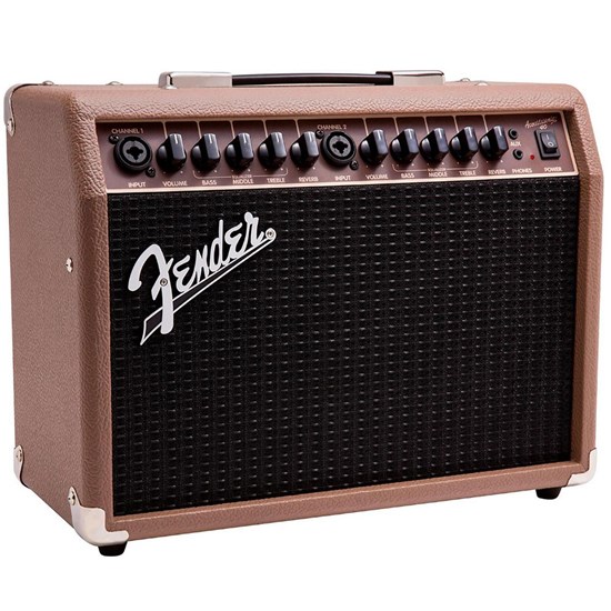 Fender Acoustasonic 40 Acoustic Guitar Amplifier w/ Guitar & Mic Inputs (40 Watts)