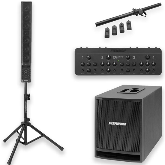 Fishman SA Performance Audio System Combo+ Pack w/ SA330x, SA Expand, SA Sub & Stand Kit