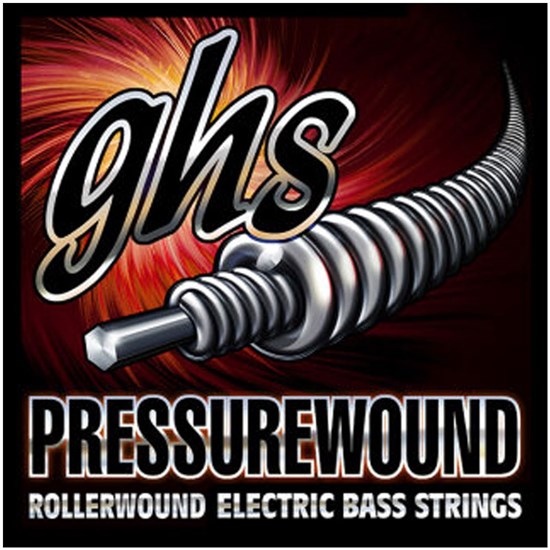 GHS Pressurewound 4-String Bass String Set - Medium (44-106)