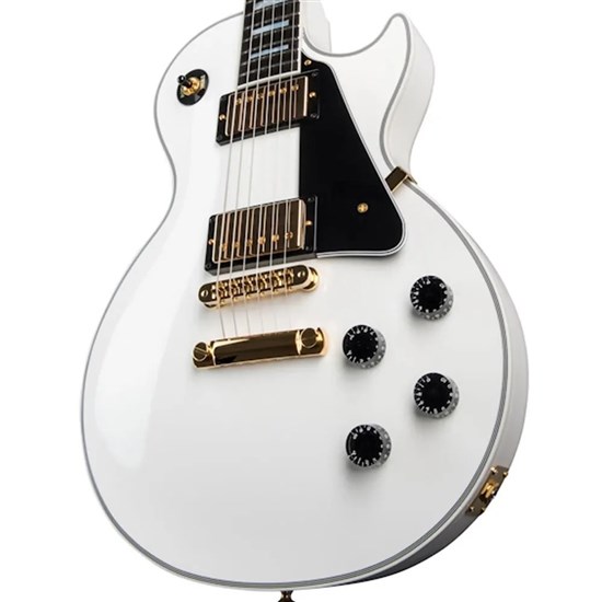 Gibson Les Paul Custom w/ Ebony Fingerboard Gloss Nitro (Alpine White) inc Hard Case