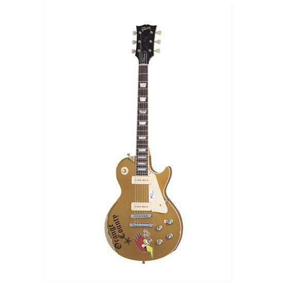 Gibson Mike Ness 1976 Les Paul Deluxe (Aged) - Gold inc Gibson Deluxe Protector Case