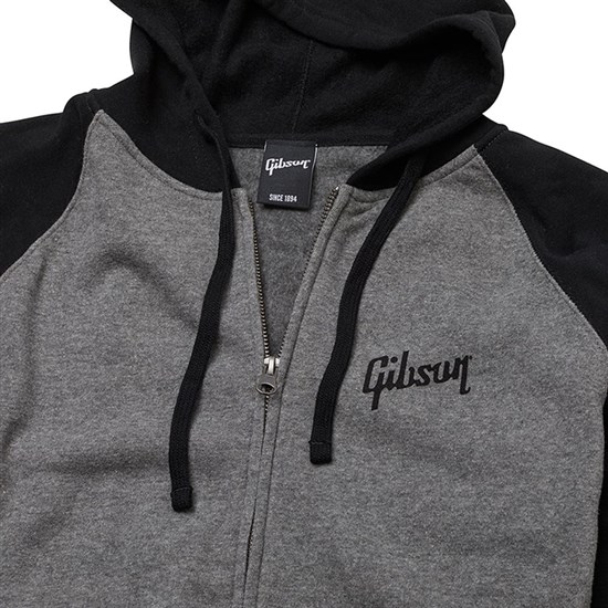 Gibson Logo Full-Zip Hoodie (Medium)