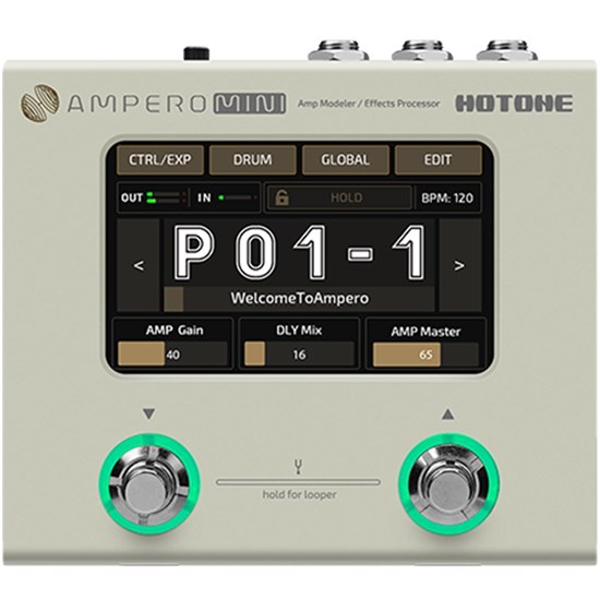 Hotone Ampero Mini Compact Amp Modeller & Effects Processor
