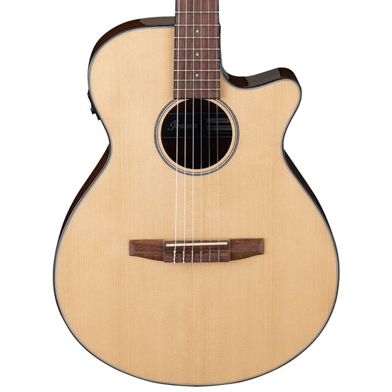 Ibanez AEG50N Classical Guitar w/ Cutaway & Pickup (Natural High Gloss)