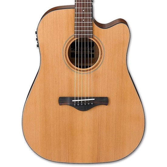 Ibanez AW65ECE Artwood Acoustic Guitar w/ Cutaway & Pickup (Natural Low Gloss)