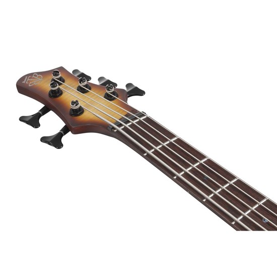 Ibanez BTB705LMNNF 5 String Electric Bass (Natural Browned Burst Flat)
