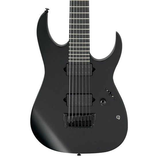 Ibanez RGIXL7 Iron Label 7-String Electric Guitar (Black Flat)