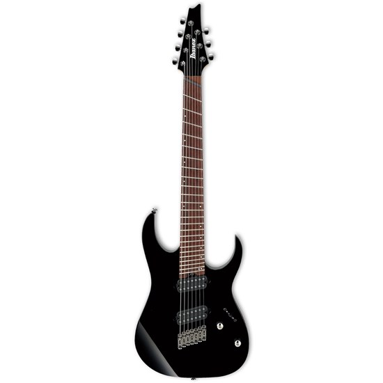 Ibanez RGMS7 RG Standard 7-String Multi-Scale Electric Guitar (Black)