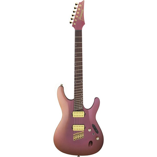 Ibanez SML721 Multi-Scale Electric Guitar (Rose Gold Chameleon)