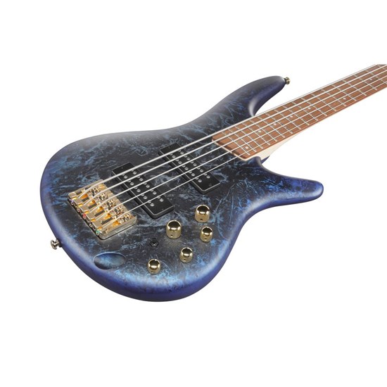 Ibanez SR305EDXCZM 5 String Electric Bass (Cosmic Blue Frozen Matte)
