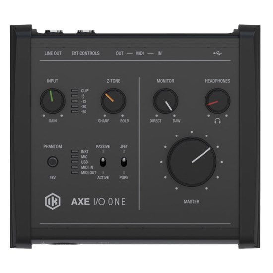 IK Multimedia AXE I/O One Compact USB-C Audio Interface w/ Guitar Tone Shaping