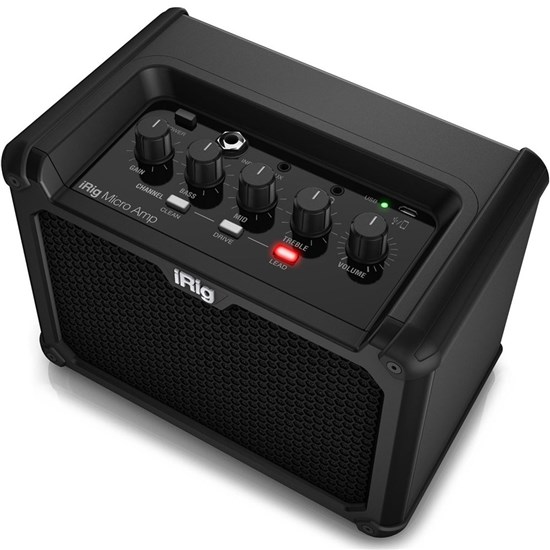 IK Multimedia iRig Micro Amp 15W Battery-Powered Guitar Amplifier w/ iOS/USB Interface