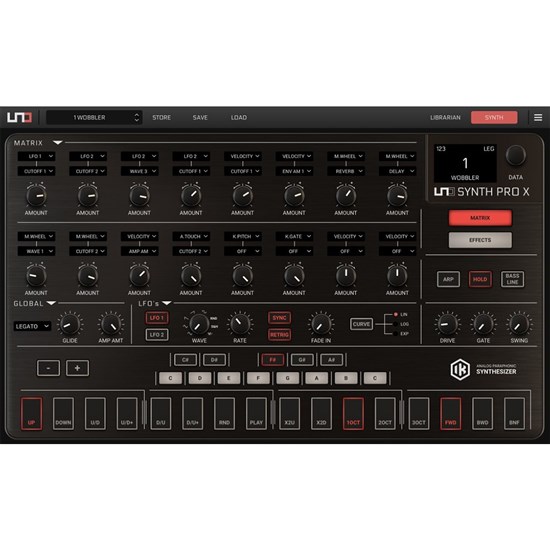 IK Multimedia UNO Synth Pro X Paraphonic Dual Filter Analog Synth