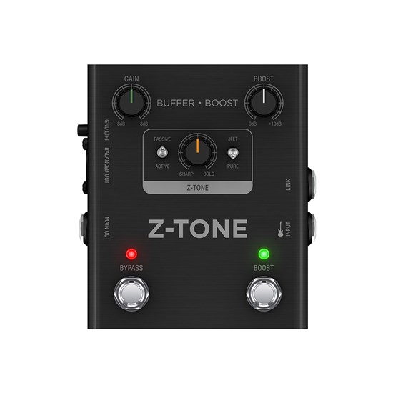IK Multimedia Z-Tone Buffer Boost Preamp/DI Pedal w/ Advanced Tone Shaping