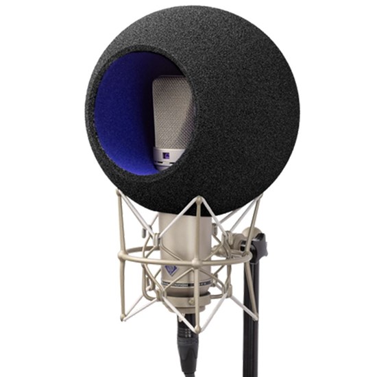 Kaotica Eyeball Portable Mic Isolation Vocal Booth Obsidian Black w/Onyx Black Filter