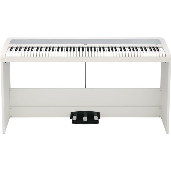 Korg B2 Digital Piano w/ Stand & Triple Pedal Unit (White)