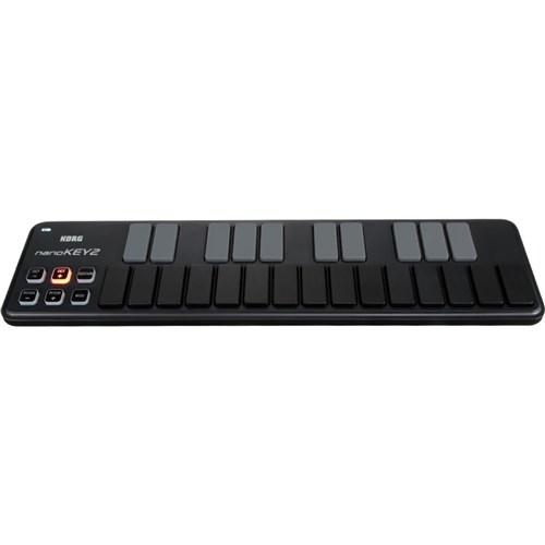 Korg nanoKEY2 (BLACK) 2nd Gen Portable MIDI Keys