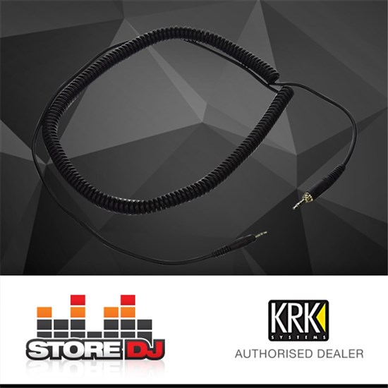 KRK CBLK00027 Replacement Coiled Cable for KNS Headphones