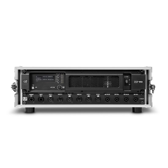 LD Systems DSP44 4-Channel Dante DSP Power Amp & Patchbay in 19