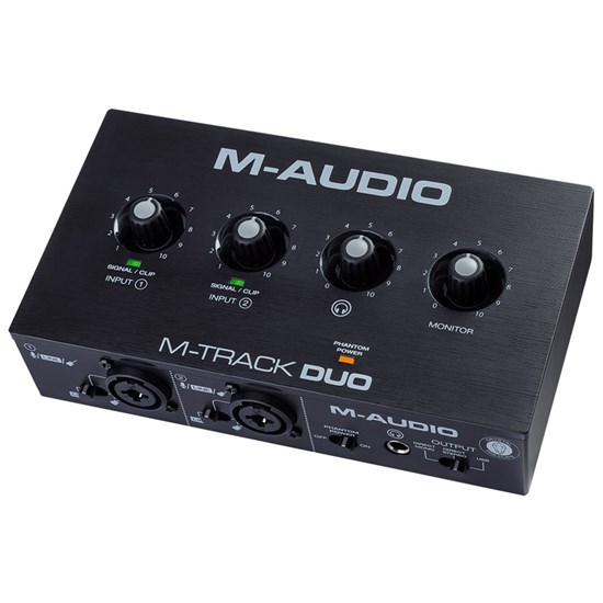 M-Audio M-Track Duo 2-Channel Audio Interface w/ 2 XLR and 1/4