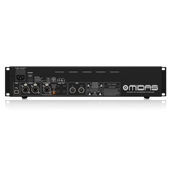 Midas DL16 16-In/8-Out Stage Box w/ 16x Midas Mic Pres, Ultranet & ADAT Interfaces