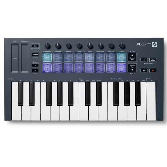Novation FLkey Mini Compact 25-Key MIDI Keyboard for FL Studio Integration