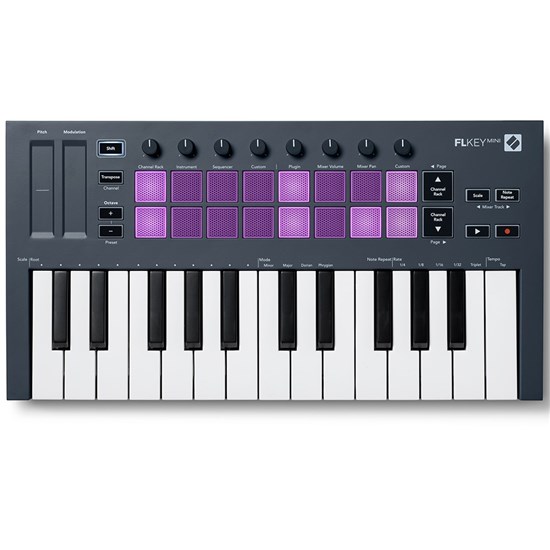 Novation FLkey Mini Compact 25-Key MIDI Keyboard for FL Studio Integration