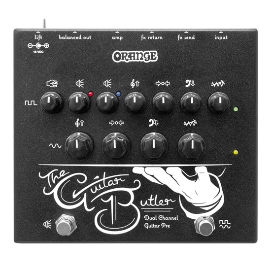 Orange Guitar Butler Dual Channel Preamp Pedal w/ JFET Circuitry