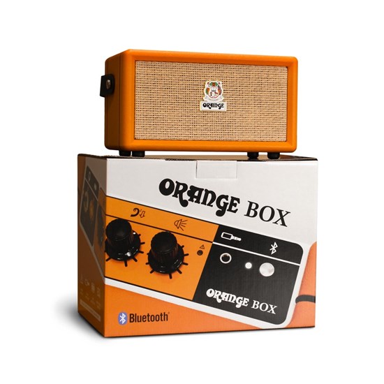 Orange Box Portable Bluetooth Speaker (Orange)