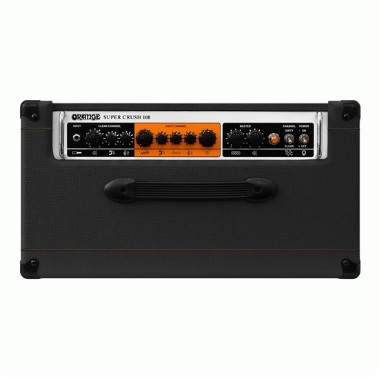 Orange Super Crush 100 Solid State 2 Channel Guitar Amp Combo Black w/Reverb (100watt)