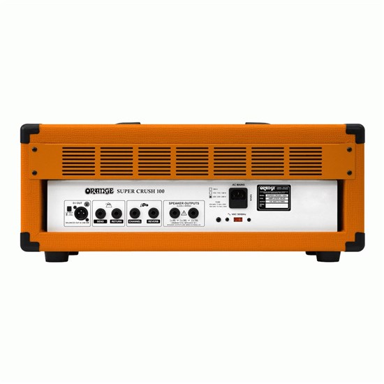 Orange Super Crush 100 Solid State 2 Channel Guitar Amp Head w/ Reverb (100watt)