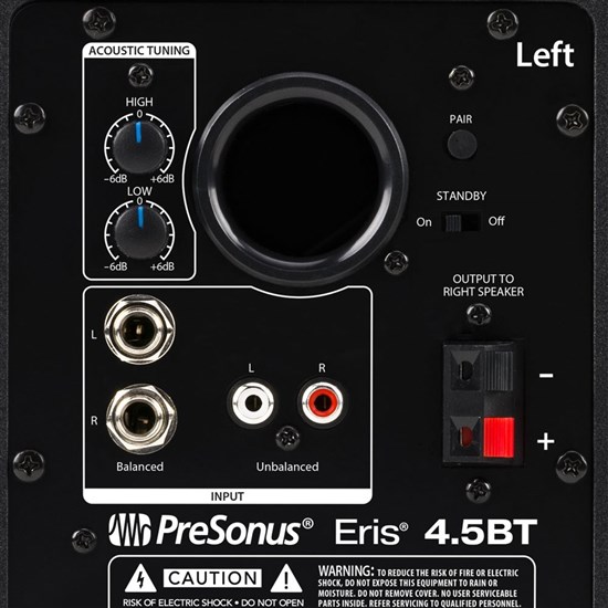 PreSonus Eris E4.5 BT-4.5 Near Field Studio Monitors with Bluetooth