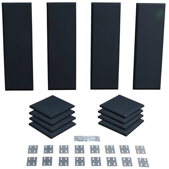 Primacoustic London 8 Room Kit 12-Pack - 8 Scatter Blocks 4 Control Columns (Black)