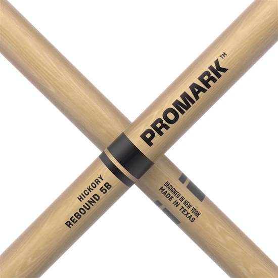 ProMark Rebound 5B Hickory Drumstick Oval Nylon Tip