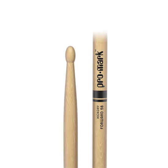 ProMark Classic Forward 5B Hickory Drumstick Oval Wood Tip