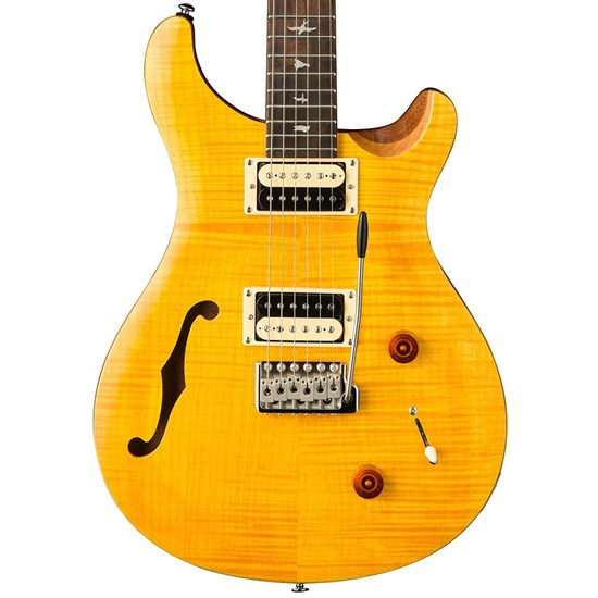 PRS SE Custom 22 Semi-Hollow (Santana Yellow) inc Gig Bag