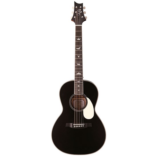 PRS SE P20E Parlor Acoustic Guitar w/ Pickup (Black Top) inc Gig Bag